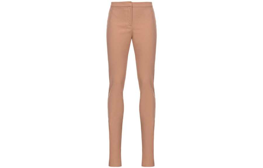 Pinko skinny-cut ankle-slits trousers