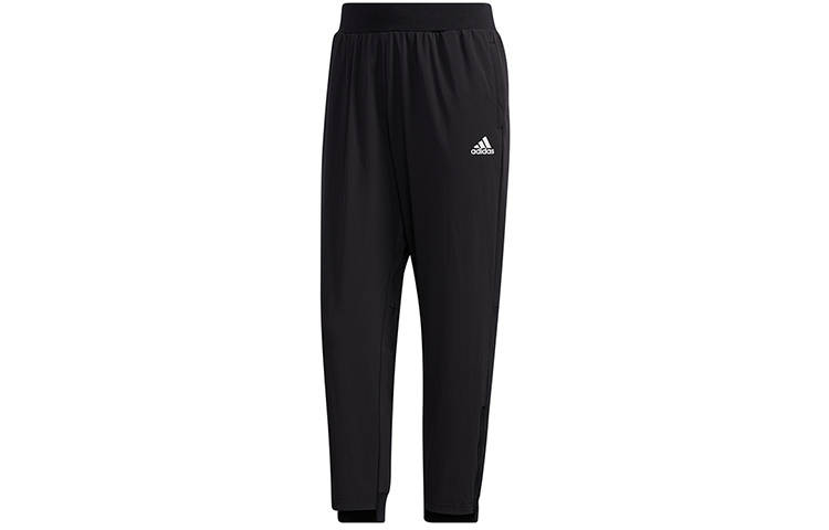 Adidas Adidas Knitted Sweatpants Women's Black Moderate Straight Fit Pants