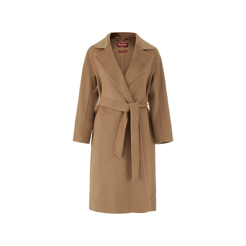 MaxMara Studio Max Mara Lapel collar Belted Coat