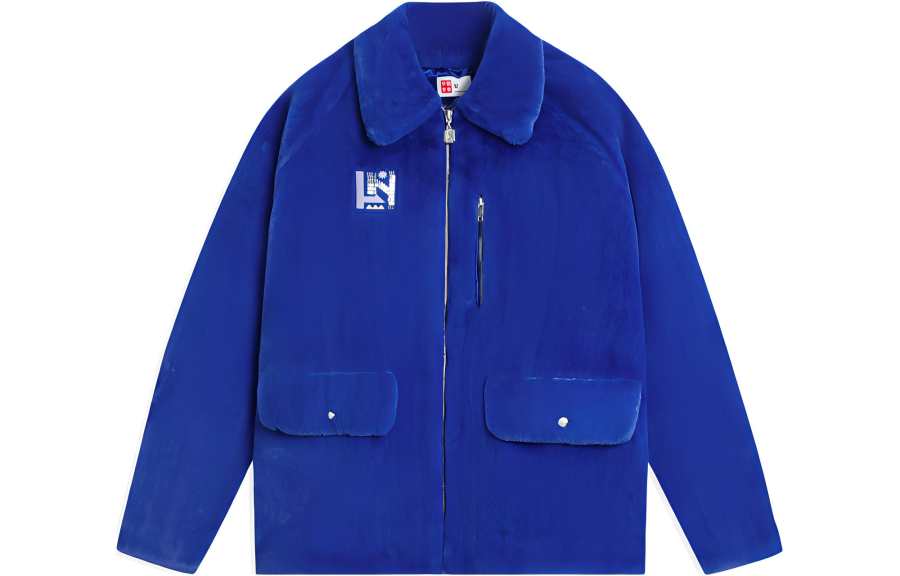 Li-Ning Li Ning Velvet Jackets Women's Bright Blue Lapel Moderate