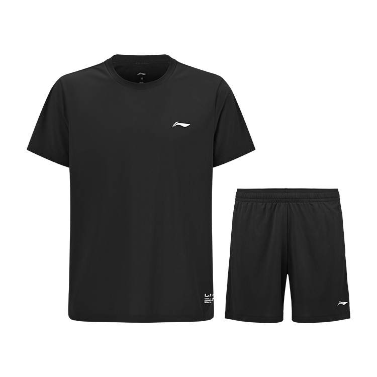 Li-Ning Li Ning Table Tennis Collection Table Tennis Clothing Sets Unisex Black
