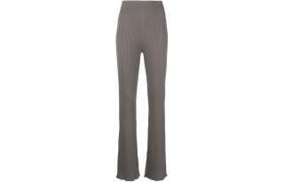 Nanushka ribbed-knit flared trousers