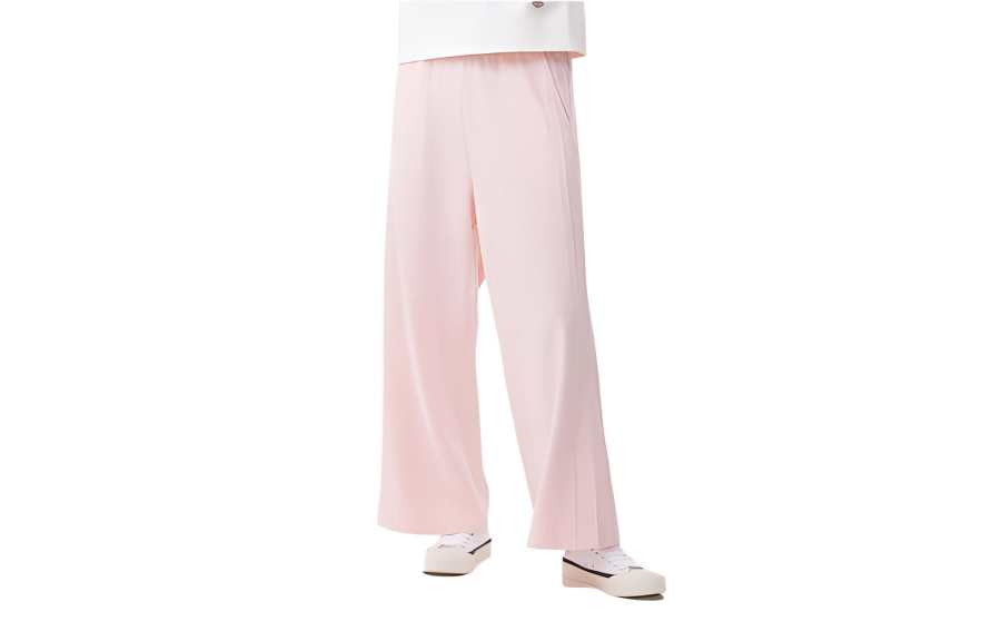 Dickies Casual Pants Women's Cream Pink Moderate Straight Fit Pants