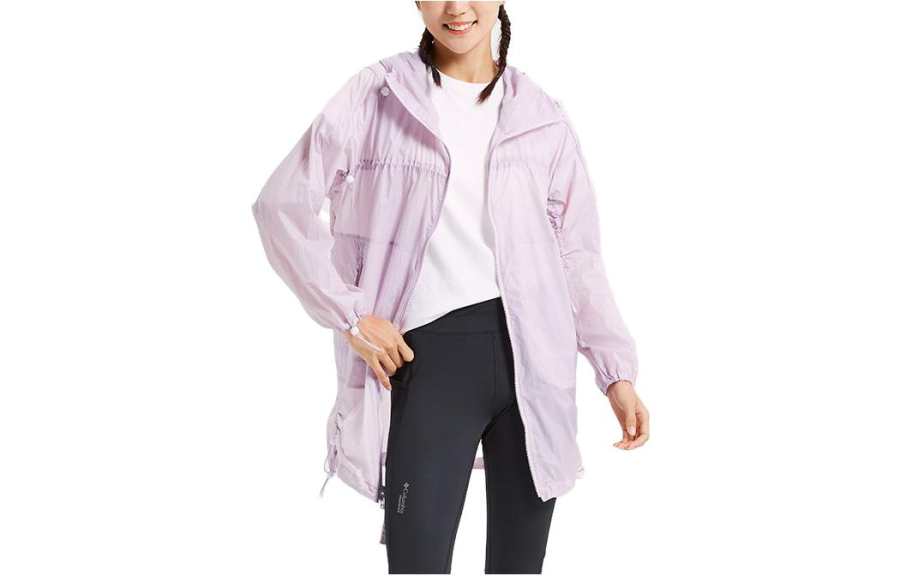 Columbia Dust Resistant Windproof UV Protection Sun Protection Clothing Women's Purple
