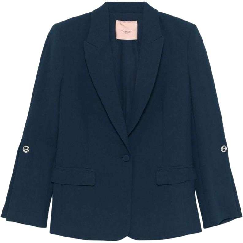 Twinset Cady crepe Cufflinks Blazer
