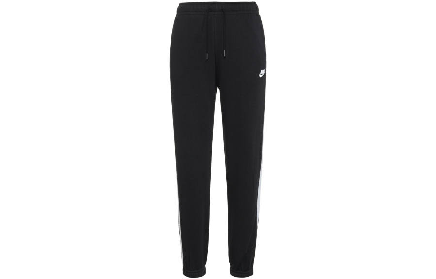 Nike Nike Fleece Lined Thermal Casual Ankle Vintage Patchwork Knitted Sweatpants Women's Black