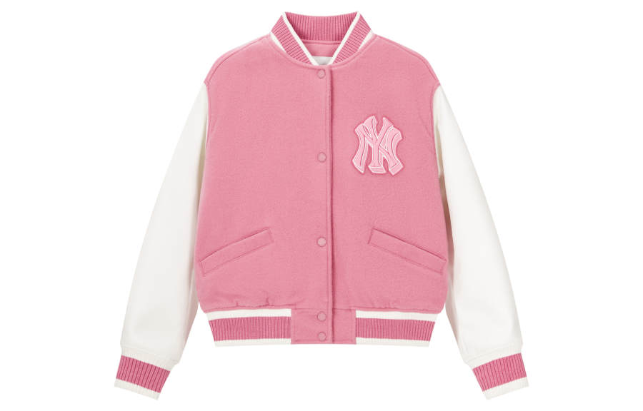 MLB MLB Baseball Jerseys Women's Pink Crew Neck Moderate
