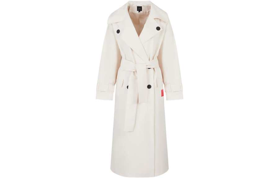 ARMANI EXCHANGE ARMANI EXCHANGEAE FW22 Trench Coat Women's White