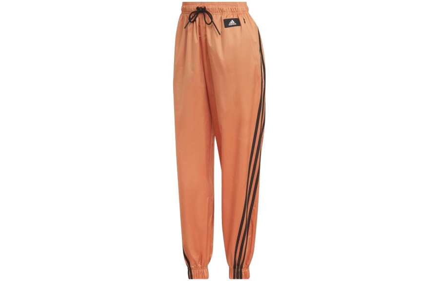 Adidas Adidas Knitted Sweatpants Women's Orange Moderate Cuffed Pants