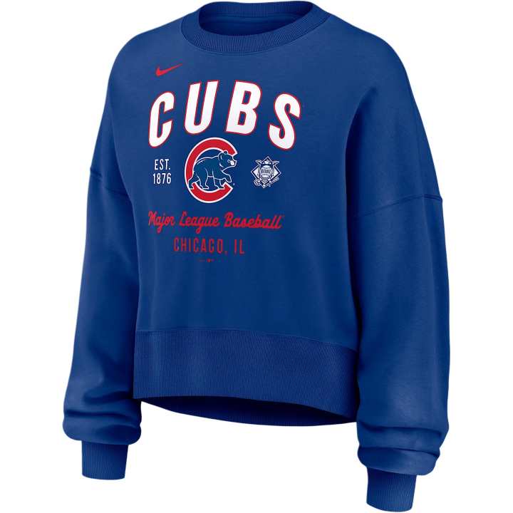 Nike Nike Chicago Cubs Women's Nike Mlb Pullover Crew