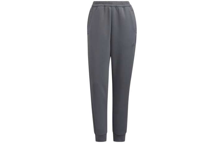 Adidas Adidas Knitted Sweatpants Women's Gray Moderate Cuffed Pants