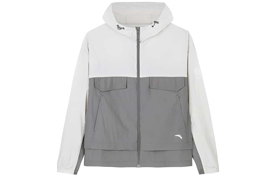 Anta x ZHONGGUOGUOJIADILI,LIANMINGKUAN Outdoor Collection Sun Protection Clothing Women's Dark Injected Green/Jade Gray
