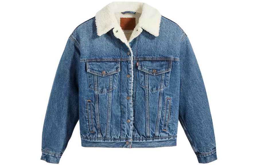 Levis Levis Fleece-collar Denim Jacket