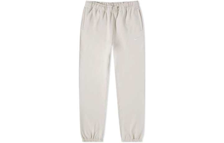Nike Nike Knitted Sweatpants Women's Beige Moderate Cuffed Pants