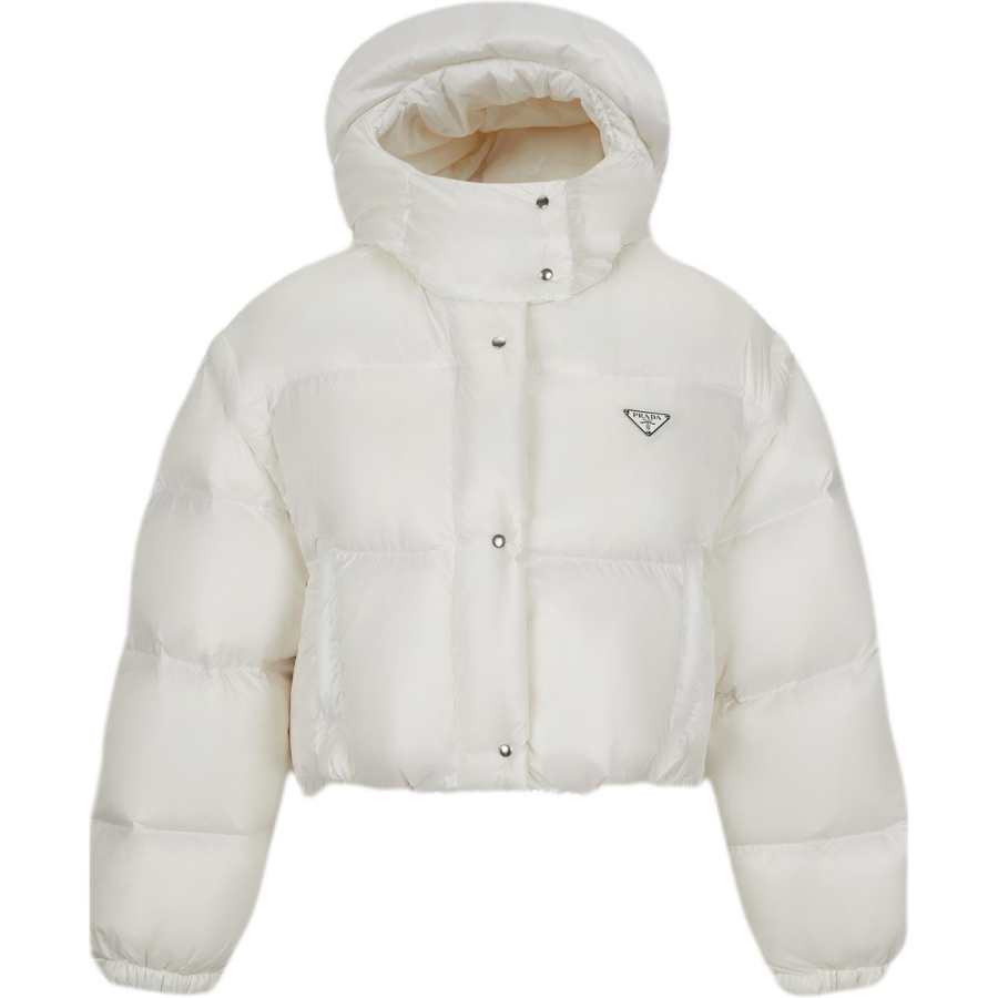 PRADA PRADA Re Nylon Down Jacket Women's White