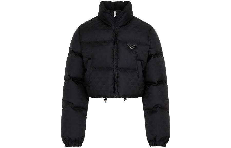 PRADA PRADA Cropped Coat Women's Black