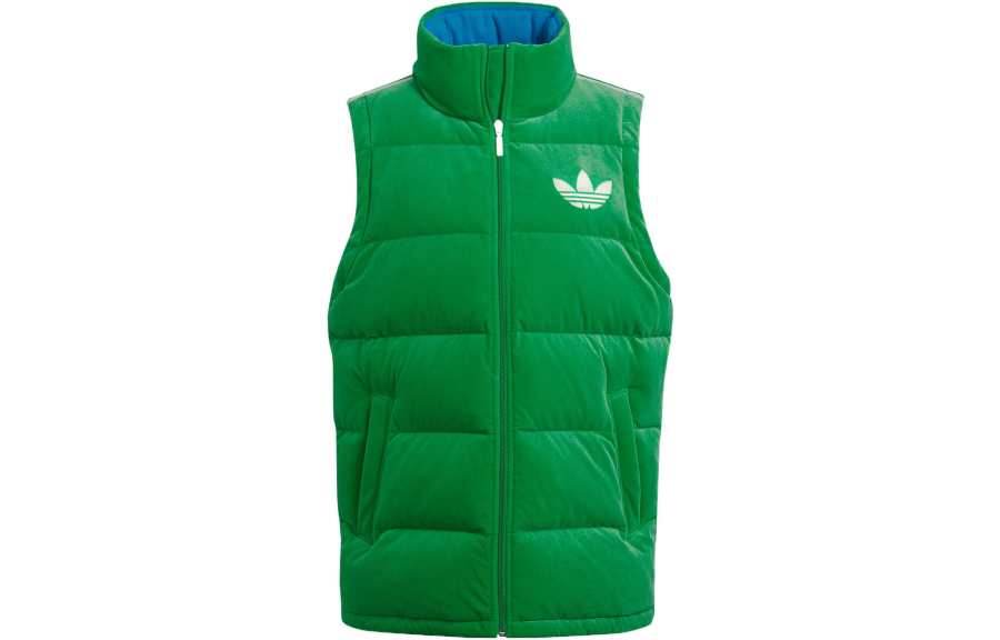 adidas originals FW22 Adicolor 70s Velvet Vest Green
