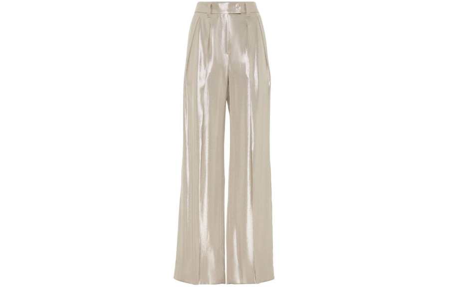 Brunello Cucinelli Brunello Cucinelli Laminated Effect Belt Looped Trousers