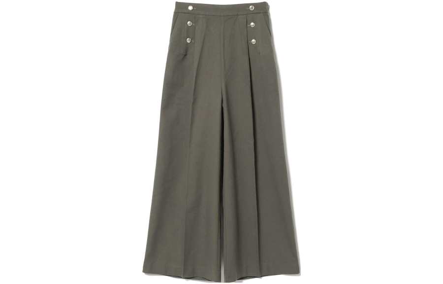 Beams Casual Pants Women's Olive Green