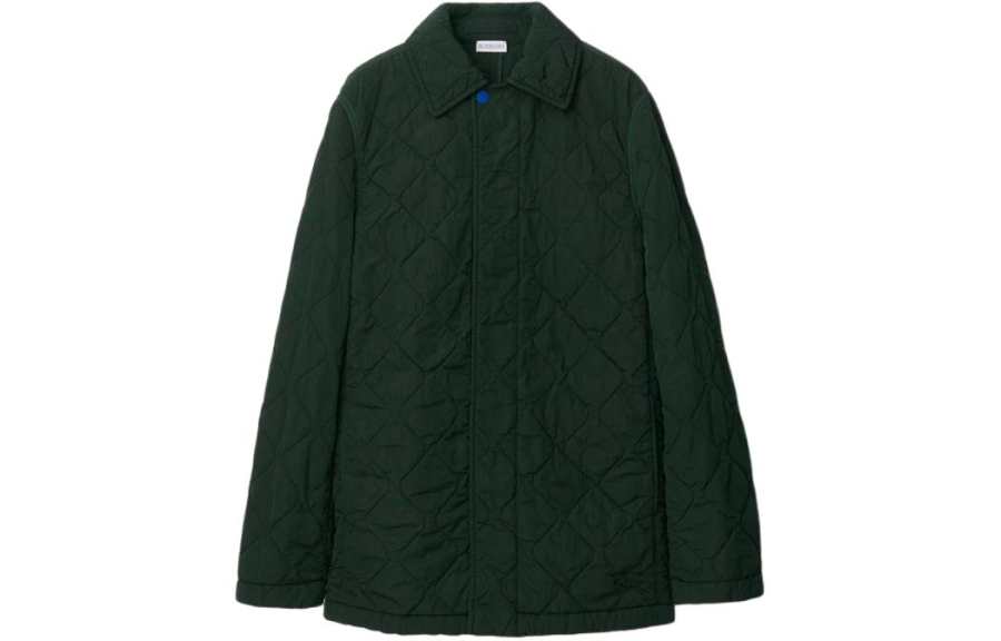 Burberry Equestrian Knight Embroidered Quilted Coat
