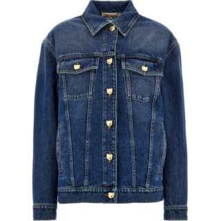 MOSCHINO Teddy Buttoned Denim Jacket