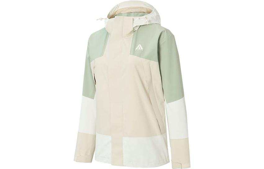Anta Windproof Windbreaker Jacket Women's Turquoise Mud Green