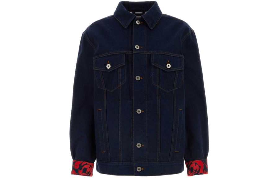 Burberry Burberry logo-patch denim jacket