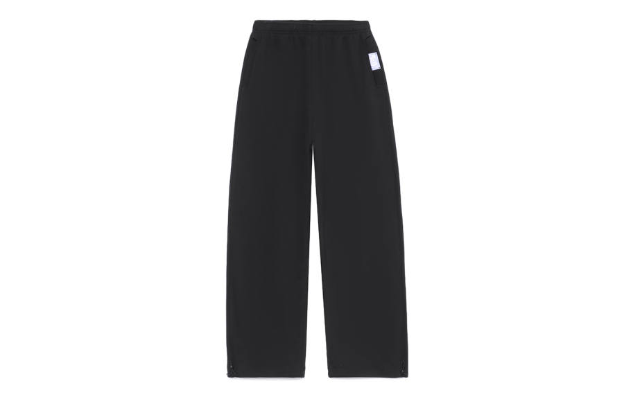 Li-Ning Li Ning Sports Life Collection Knitted Sweatpants Women's Black Thickened Cuffed Pants