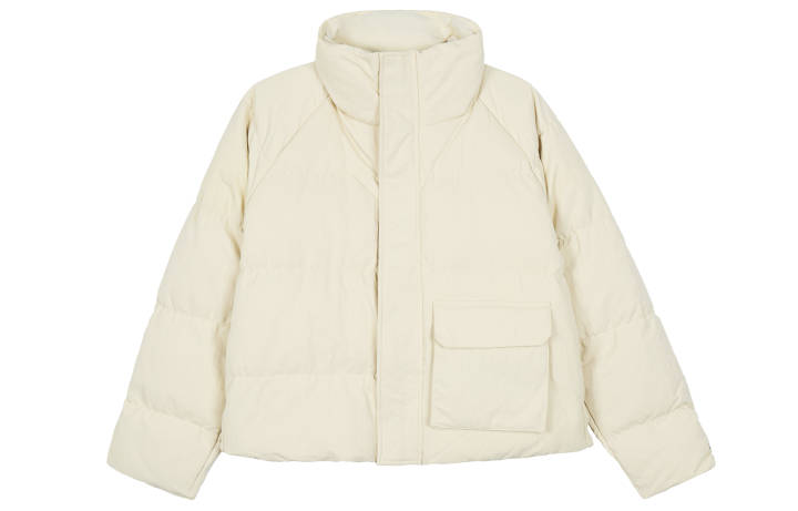 Jordan Jordan Puffer Jackets Women's Light Yellow Stand Collar Moderate Other