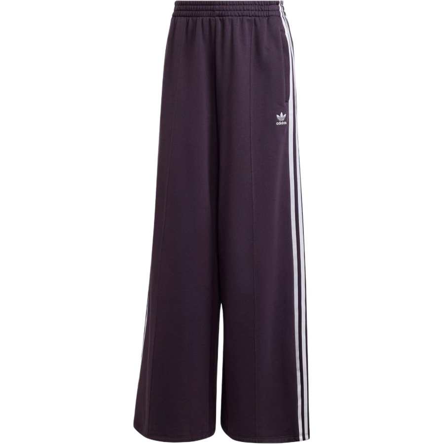 Adidas Originals ADICOLOR WIDE LEG JOGGERS Casual Pants Women's Dark Purple