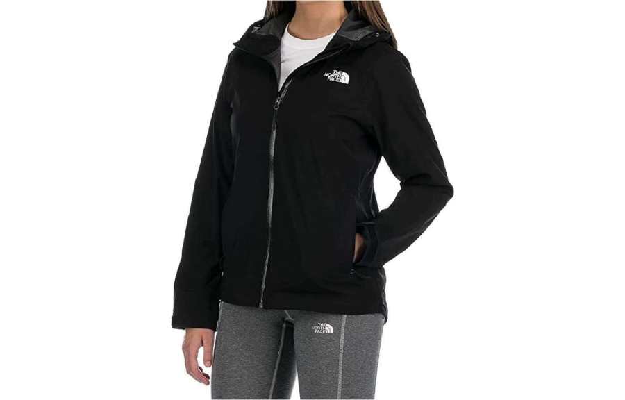 THE NORTH FACE Active Stretch Business/Casual Waterproof, Windproof, And Breathable Windbreaker Jacket Women's Black