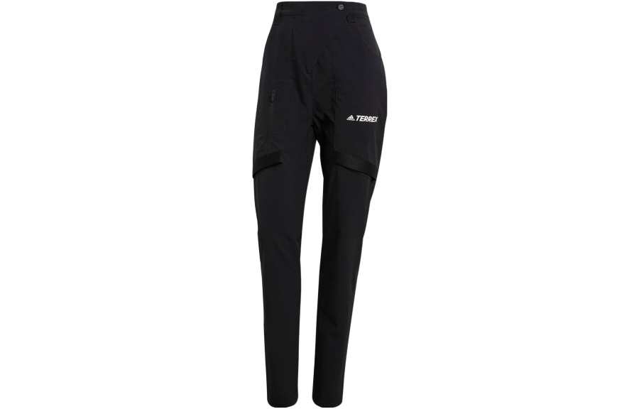 Adidas Adidas Terrex Casual Pants Women's Black Moderate Slim Fit Pants