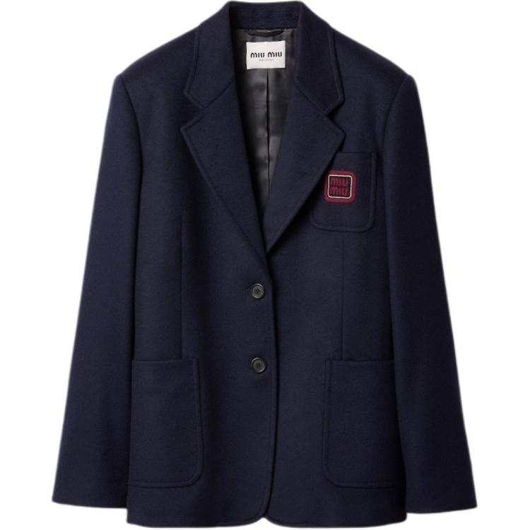 MIU MIU Miu Miu Single-Breasted Tailored Blazer