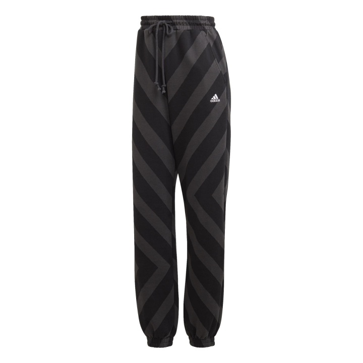 Adidas Adidas Knitted Sweatpants Women's Black Moderate Cuffed Pants