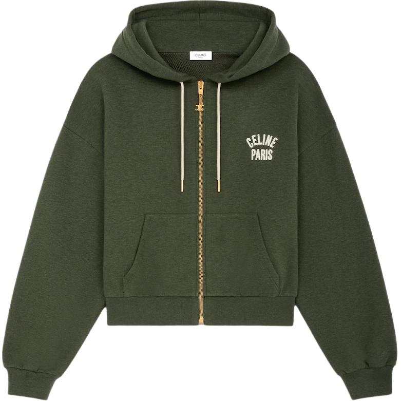 CELINE Paris Hoodie In Cotton And Cashmere