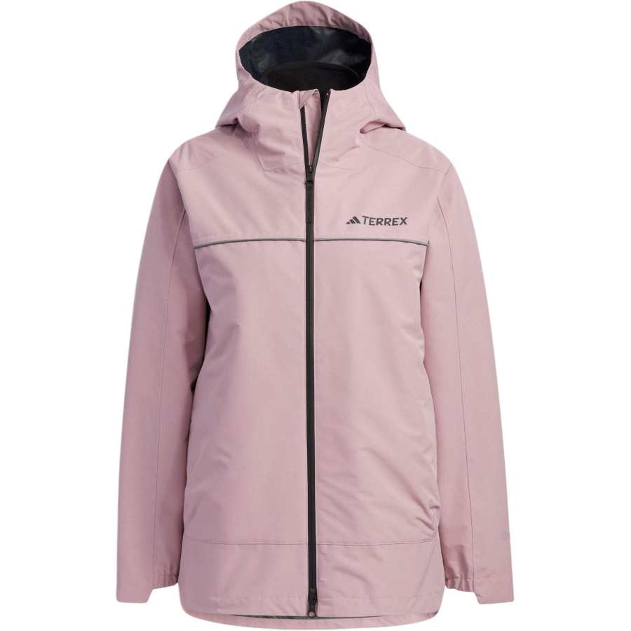 Adidas Adidas Windbreaker Jackets Women's Magical Purple Pink Hooded Moderate