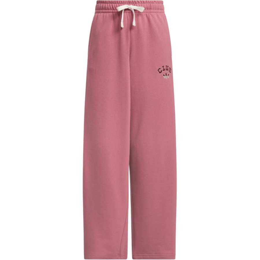 Adidas Originals WIDE LEG SWEAT Casual Pants Women's Dark Pink