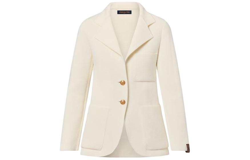 LOUIS VUITTON LOUIS VUITTON Compact Knit Preppy Blazer