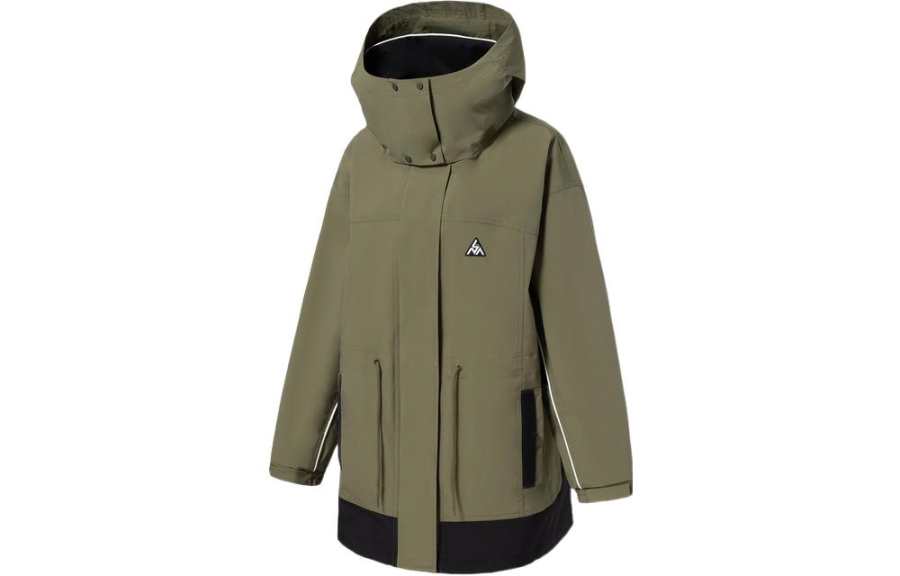 Li-Ning Li Ning Fitness Series Windbreaker Jackets Women's Green Hooded Moderate