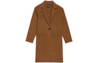 THEORY Coats Women's Tawny Lapel Moderate Straight Fit