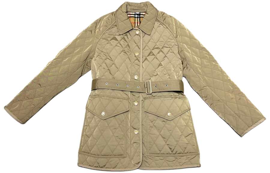 Burberry FW23 Puffer Jacket Women's Khaki