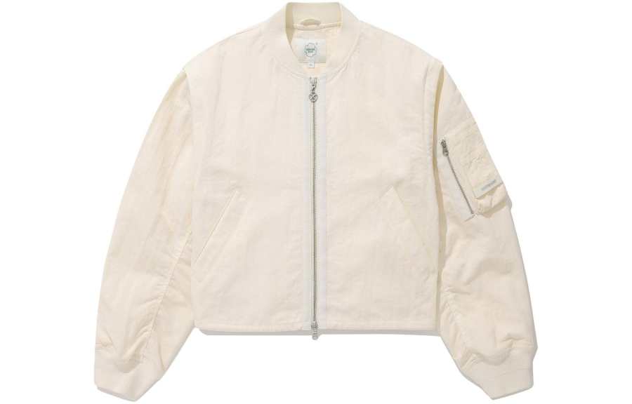COVERNAT SS24 Baseball Jacket Women's Ivory