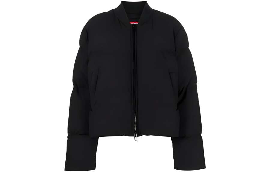 DIESEL DIESEL Women's W Oluch Puffer Jacket With Oval D Patch Black