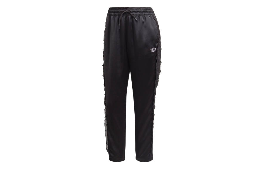 Adidas Originals Knitted Sweatpants Women's Black Moderate Slim Fit Pants