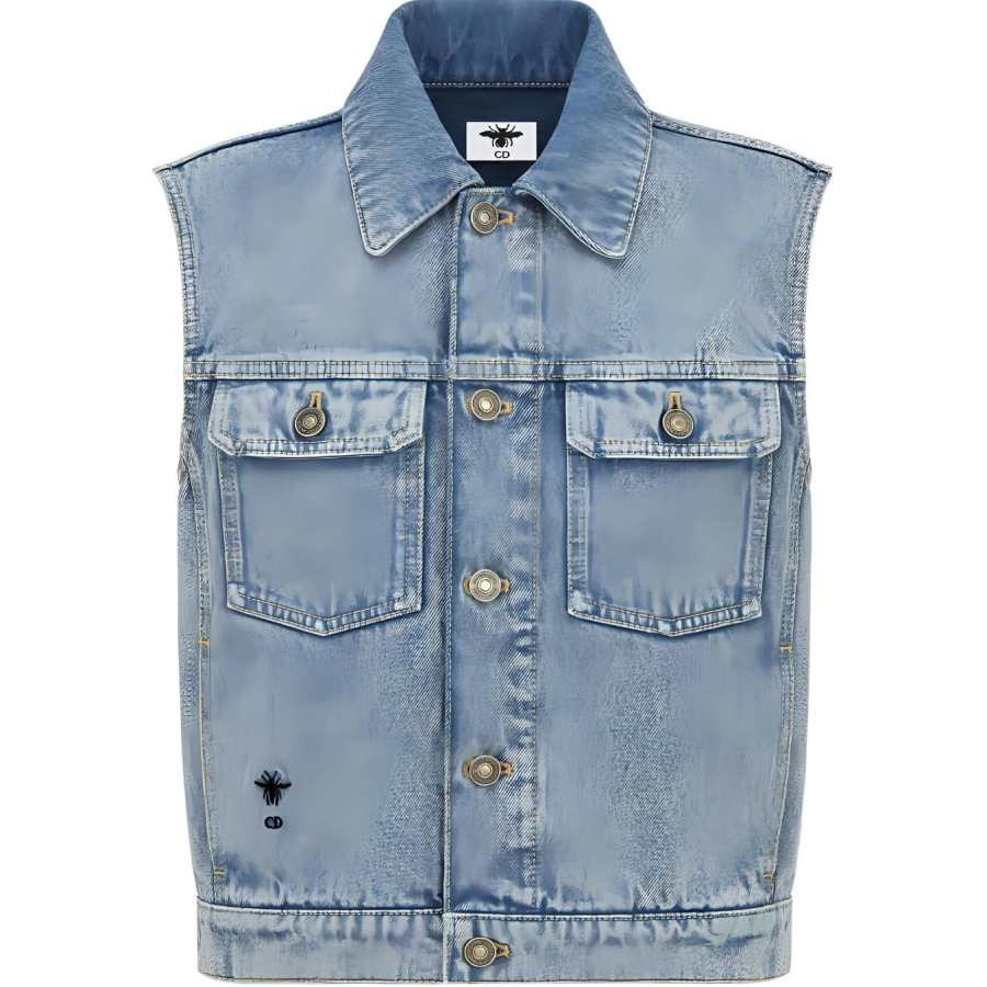 DIOR DIOR Sleeveless Jacket 'Blue'