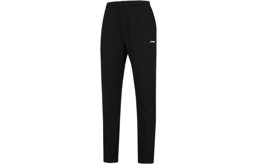 Li-Ning Li Ning Training Series Knitted Sweatpants Women's Black Moderate Straight Fit Pants