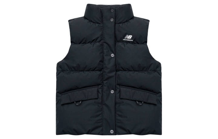 New Balance New Balance Down Vests Women's Black Stand Collar Moderate Other