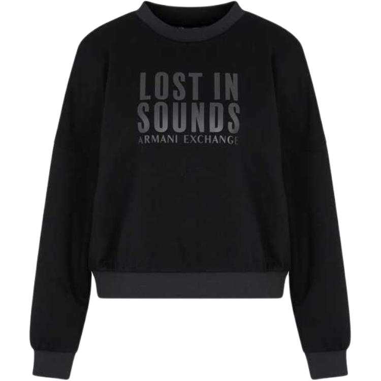 ARMANI EXCHANGE Armani Exchange ribbed crew-neck sweatshirt