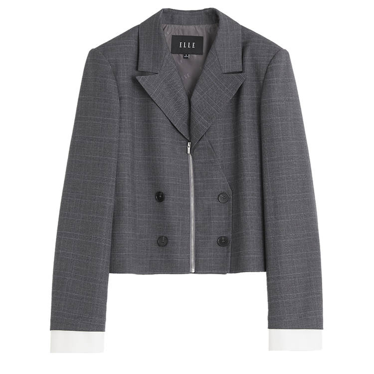 ELLE Business Suit Women's Medium Gray