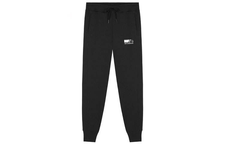 New Balance New Balance Knitted Sweatpants Women's Black Moderate Cuffed Pants